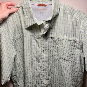Simms short sleeve button down